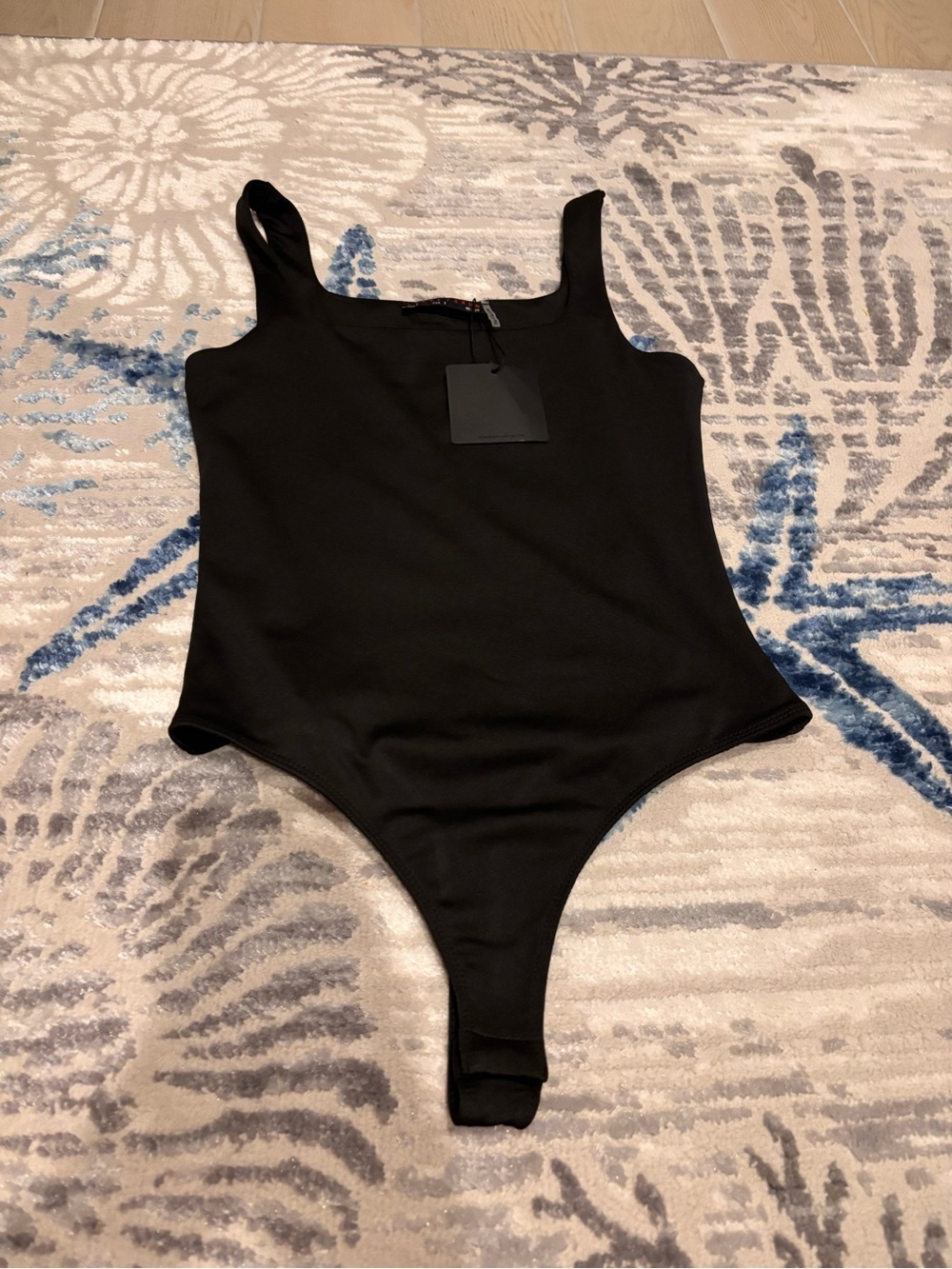 NWT Dress Forum Black Bodysuit size small